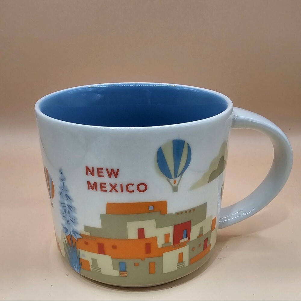 Starbucks You Are Here Collection New Mexico 14 oz Coffee Mug Discontinued